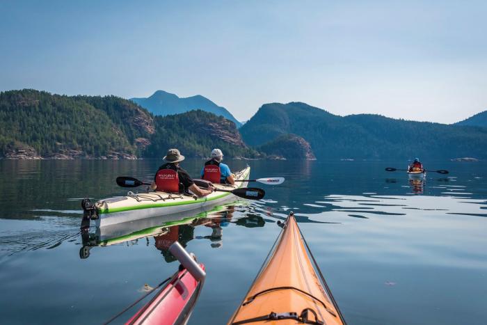 Im Kajak durch die Salish Sea