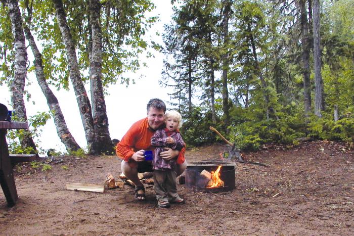 Kinder auf Kanadareise 