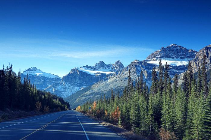 Eine Familie on the Road 