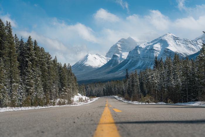 Winter in den Rockies 