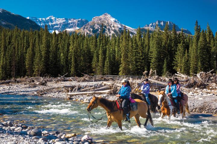 Trail Riding durch die Rockies 