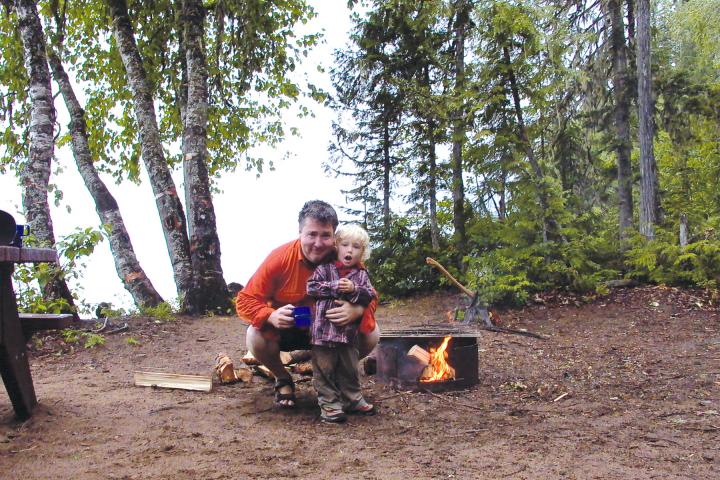 Kinder auf Kanadareise 