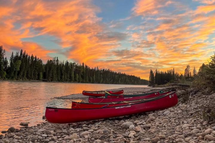 Athabasca River Canoeing 