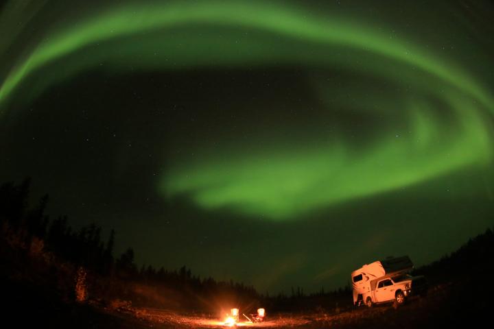 Im Camper zu den Nordlichtern 