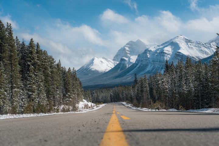 Winter in den Rockies 