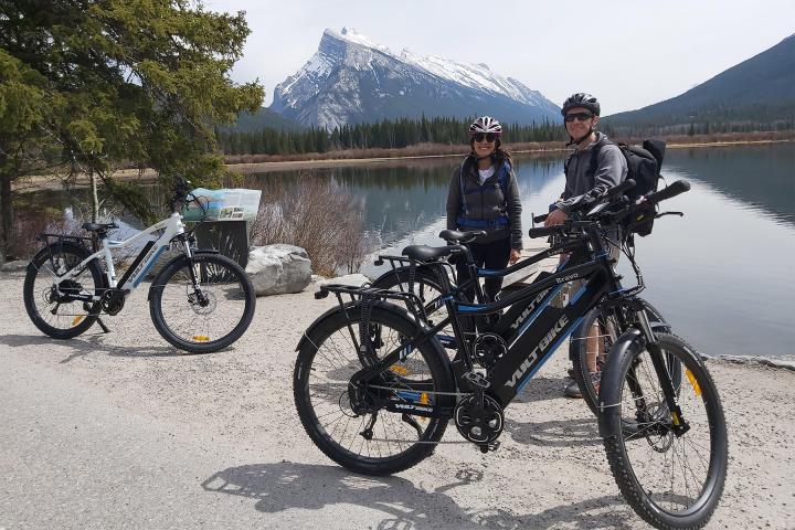 E-Bike & Wandertour am Johnston Canyon 